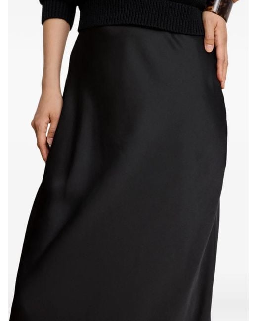 Ralph Lauren Black A-Line Maxi Skirt