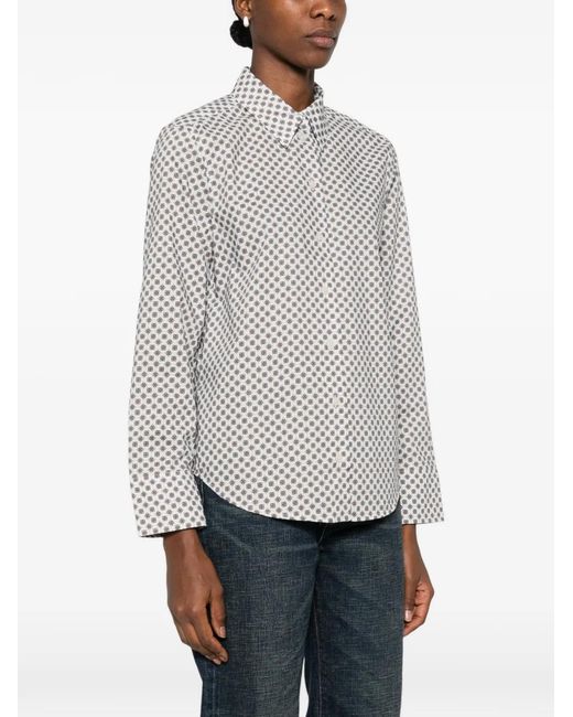 Marc O' Polo White Patterned Shirt