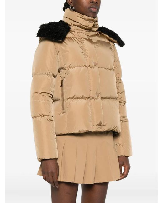 Moncler Natural Castelnou Short Down Jacket