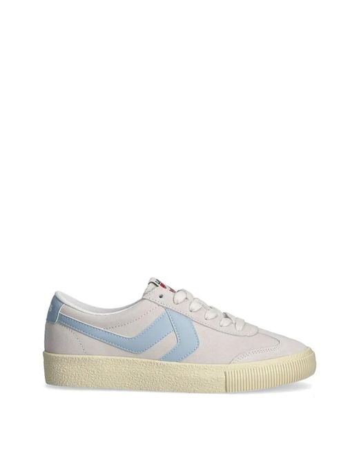 Levi's White Panelled Lace-Up Sneakers