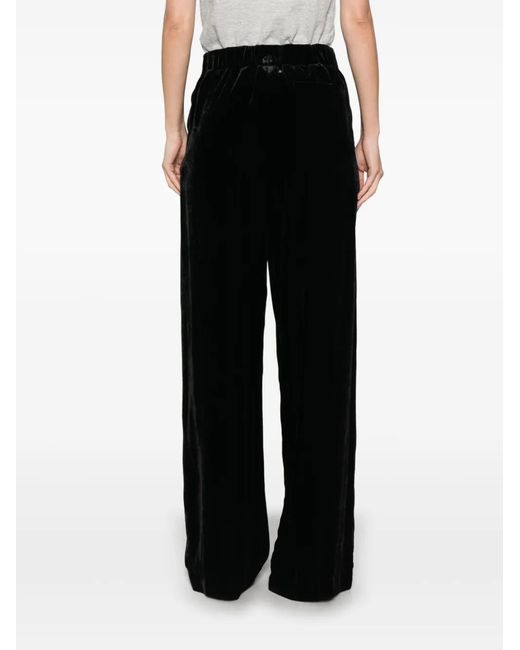 Golden Goose Deluxe Brand Black Velvet Trousers