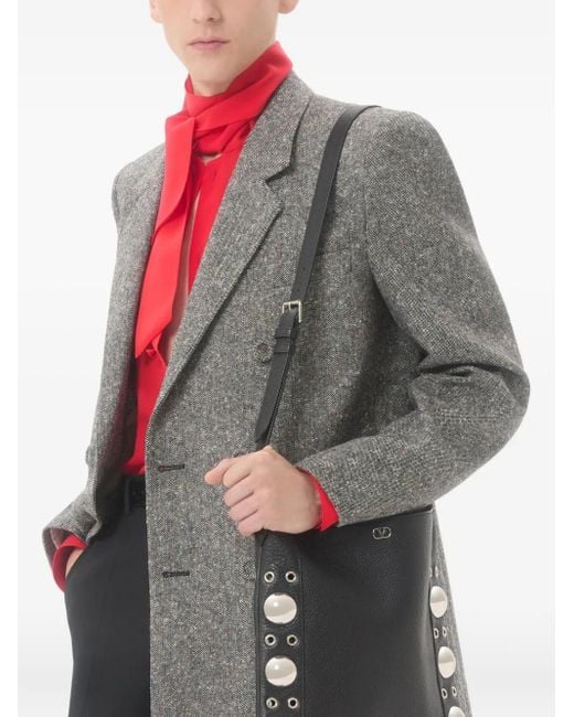 Valentino Garavani Gray Double-Breasted Jacket for men