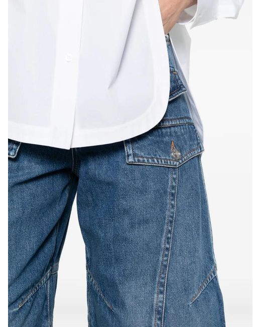 Sportmax Blue Pocket Jeans