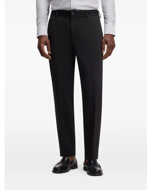 Boss Black Belt-Loops Trousers for men