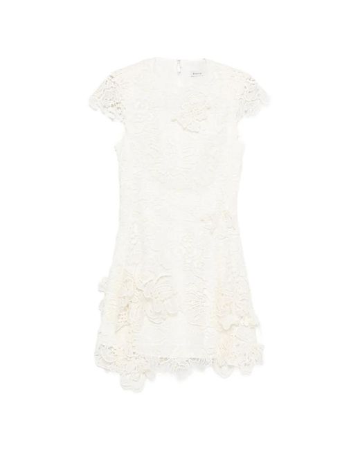 Jonathan Simkhai White Novelle Lace Mini Dress