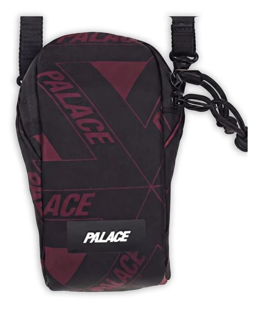 Palace Blue Logo-Patch Shoulder Bag for men