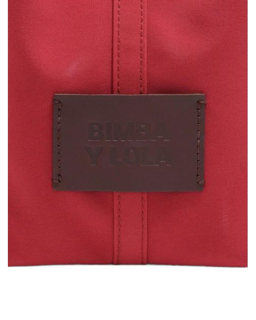Bimba Y Lola Red Large Chihuahua Tote Bag