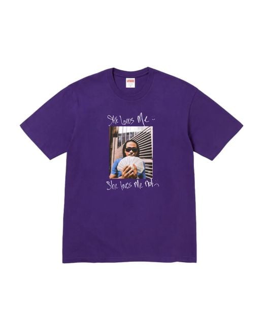 メンズ Supreme Max B Tシャツ Purple