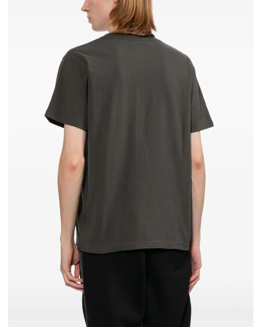 Toga Black T-Shirt À Imprimé Graphique for men