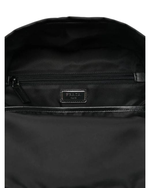 Prada Rucksack Mit Leoparden-Print in Black für Herren