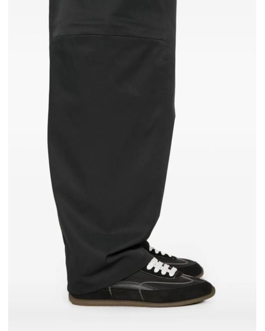 Herno White Belt-Loops Trousers