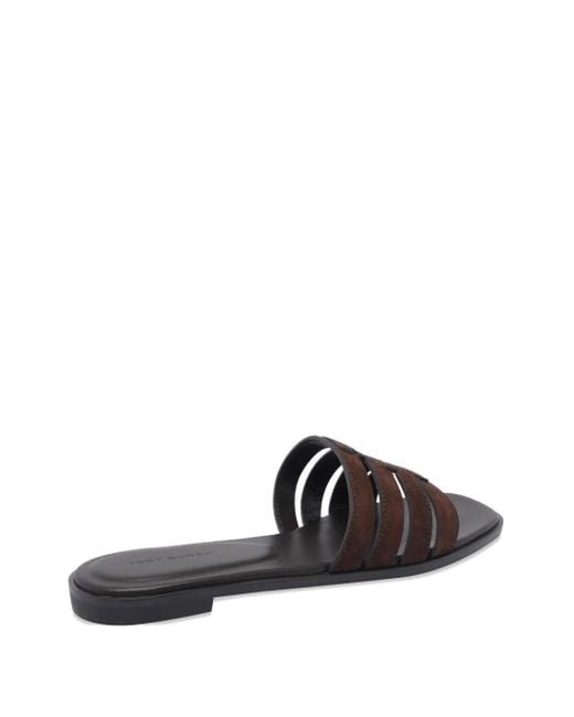 Tory Burch White Ines Slides