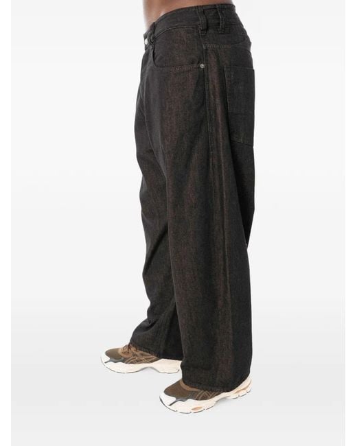 DIESEL Black 1997 D-Enim-M Wide-Leg Jeans for men