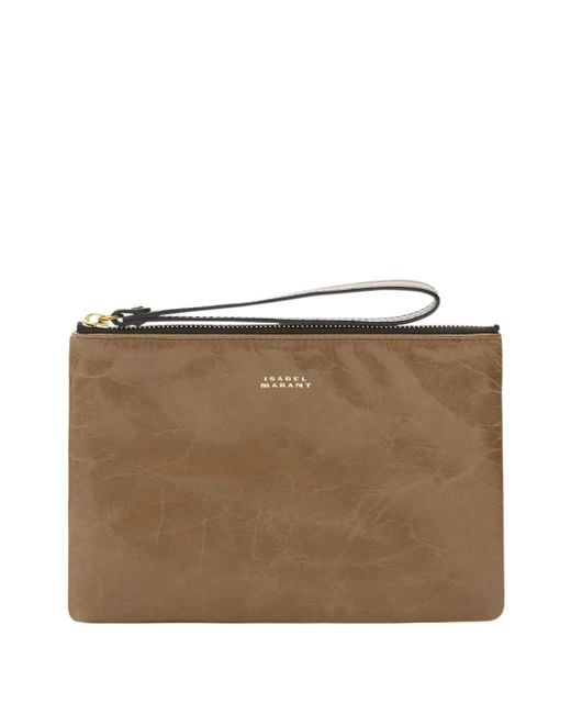 Isabel Marant Mino クラッチバッグ Brown
