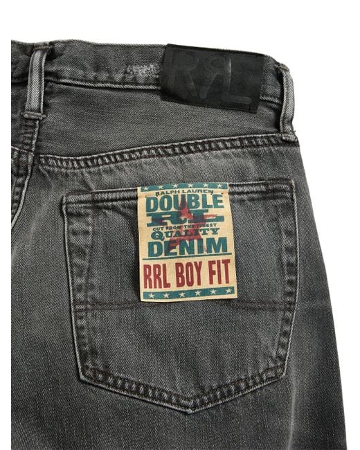 RRL Gerafelde Jeans in het Gray