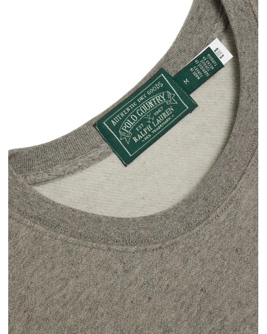 Sweat À Logo Brodé Polo Ralph Lauren pour homme en coloris Gray