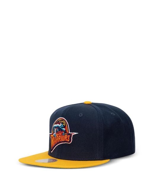 Mitchell & Ness Blue Nba Hardwood Classics Team Golden State Warriors Cap for men