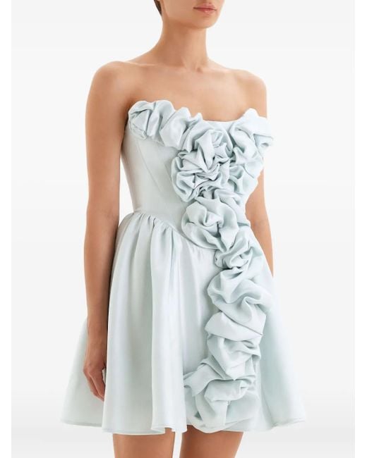 Robe Courte À Volants POST MERIDIEM en coloris Blue