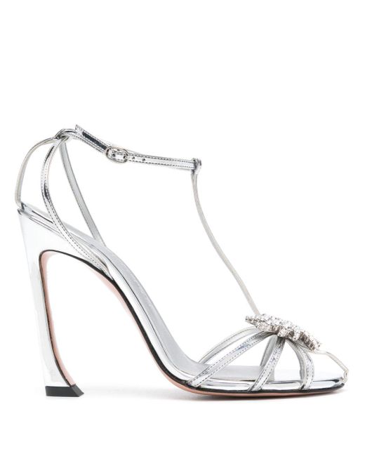 Piferi White 100Mm Maggio Sandals