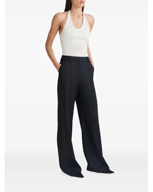 Anna Quan Black Archie Pleated Trousers