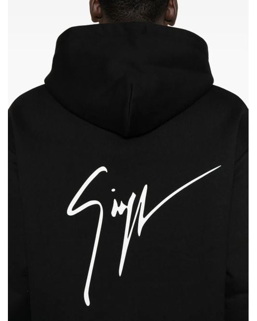 Giuseppe Zanotti Hoodie Mit Kordelzug in Black für Herren