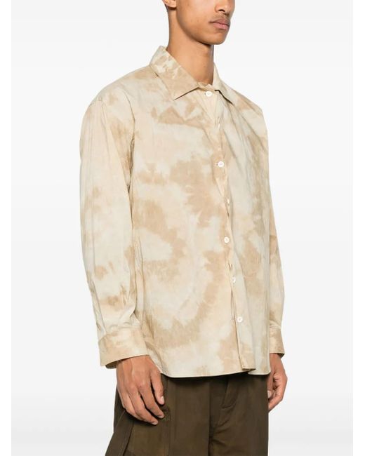 A Tentative Atelier Natural Tie-Dye Shirt for men