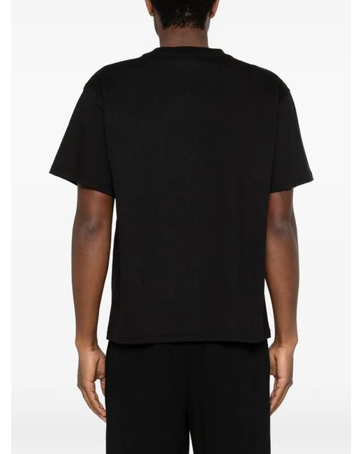 Magliano Black Logo-Print T-Shirt for men