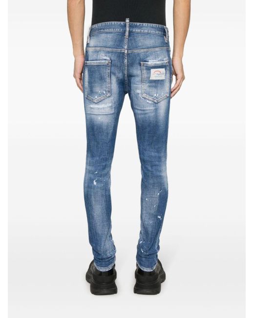 Jeans skinny Super Twinky di DSquared² in Blue da Uomo