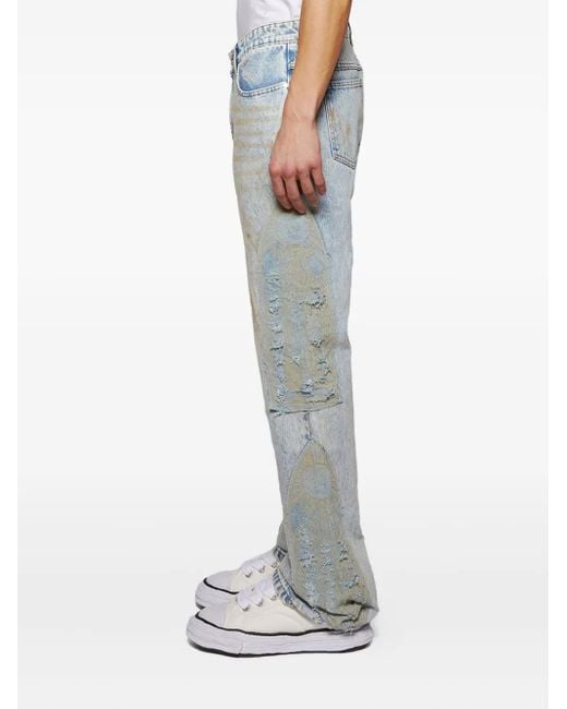 Who Decides War Blue Mechanic Jeans for men