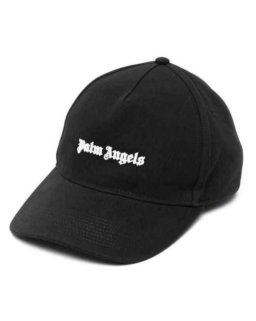 Palm Angels Baseballkappe mit Logo-Print in Black für Herren