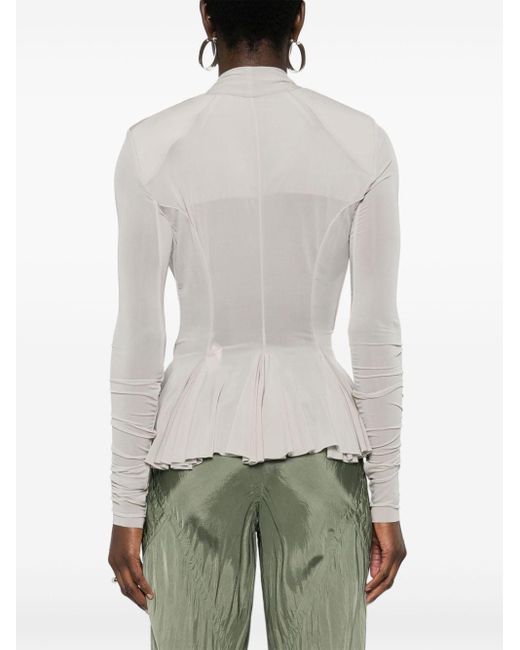 Hollywood wrap jacket di Rick Owens in White