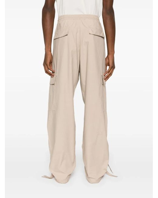 MSGM Natural Cargo Pants Clothing for men