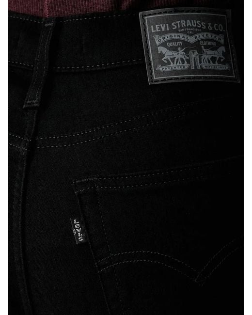 Levi's Black 720 High-Waisted Skinny Jeans