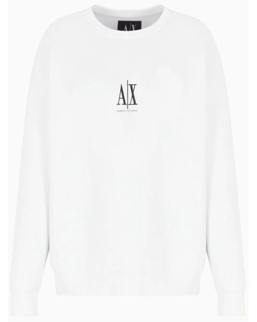 ARMANI EXCHANGE ロゴ スウェットシャツ White