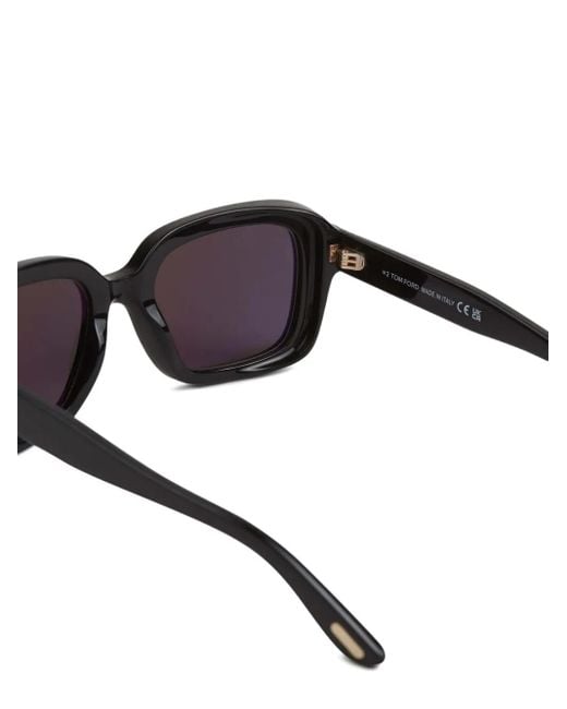 Occhiali Da Sole Squadrati di Tom Ford in Black