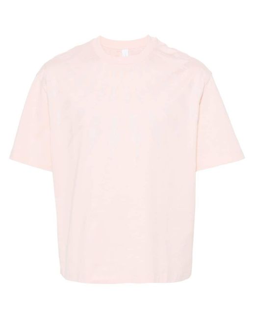 T-shirt en coton à imprimé Thunderbolt Neil Barrett pour homme en coloris Pink