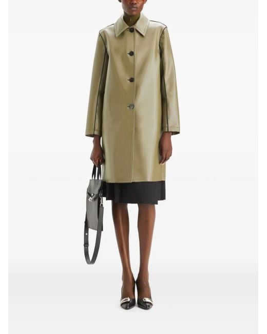 Tory Burch Green Car Coat