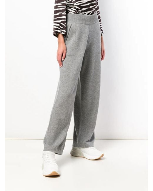 Barrie Gray Flared Knitted Trousers