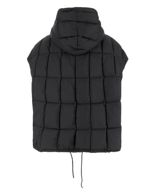 Ienki Ienki Black Cozy Arco Hooded Quilted Vest