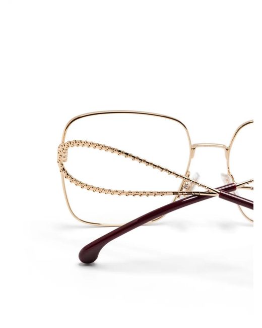 Etro Red Square-Frame Glasses