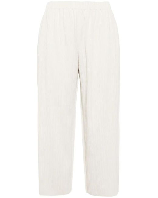 Pantalon A-Poc Shell Pleats Please Issey Miyake en coloris White