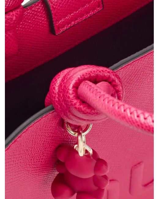 Tous ロゴエンボス ハンドバッグ Pink