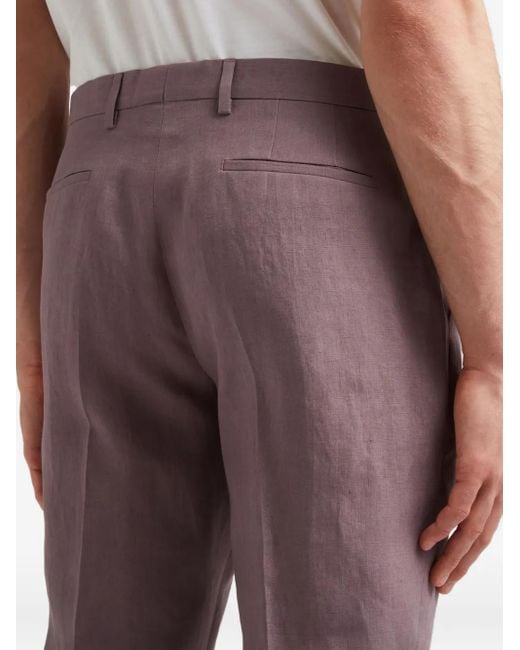 Paul Smith Purple Tailored Trousers for men