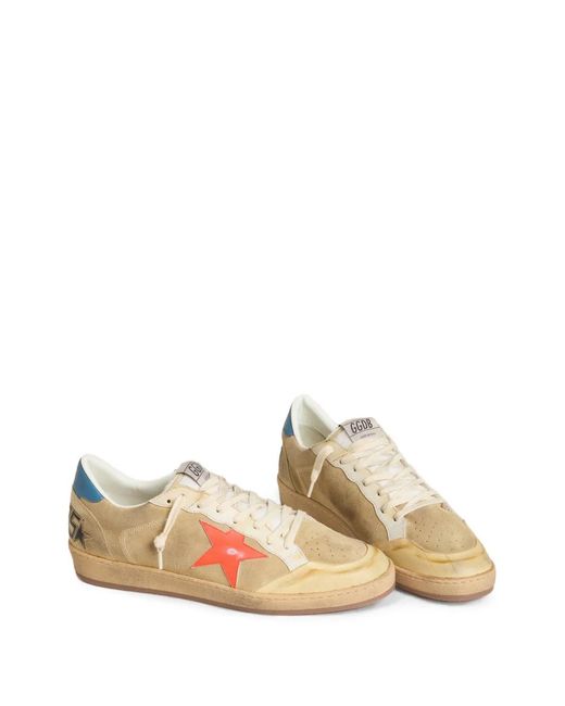 Golden Goose Deluxe Brand Pink Ball Star Sneakers for men