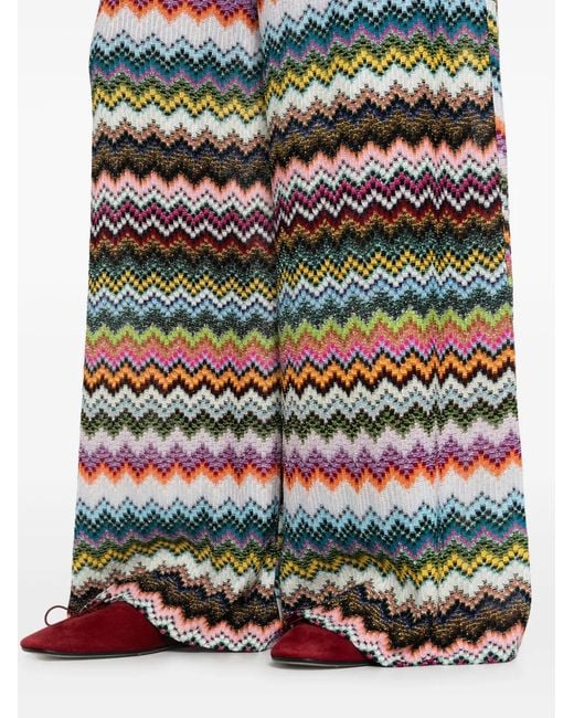 Missoni White Chevron Trousers