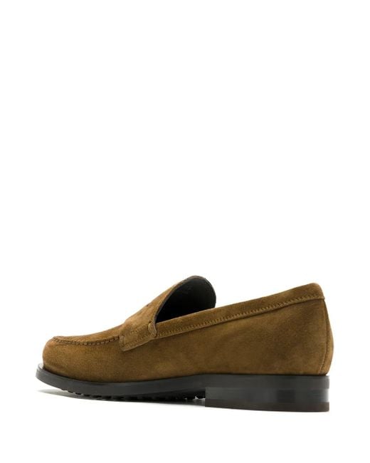 Tod's Brown Flat Shoes for men