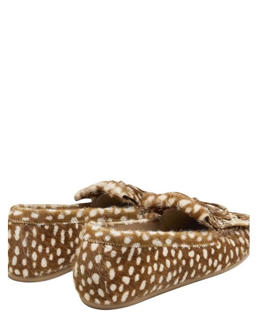 Stuart Weitzman White Britt Loafers