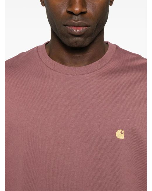 メンズ Carhartt Chase Tシャツ Pink