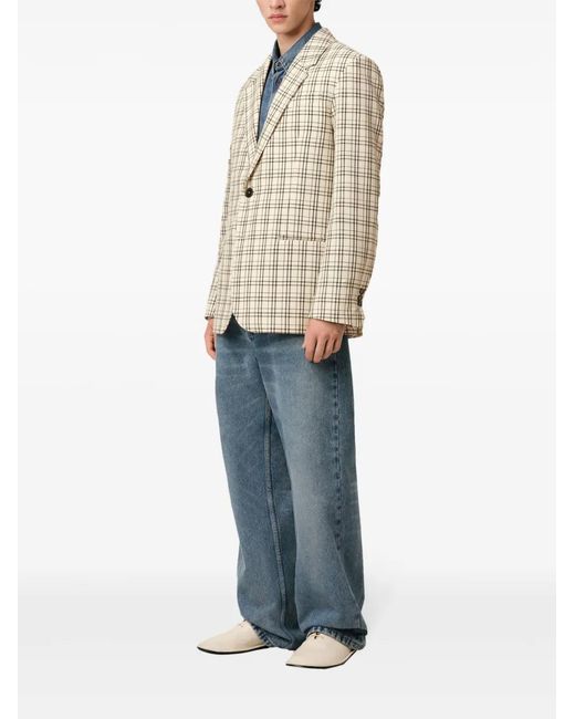 AMI Natural Semi-Lined Blazer for men