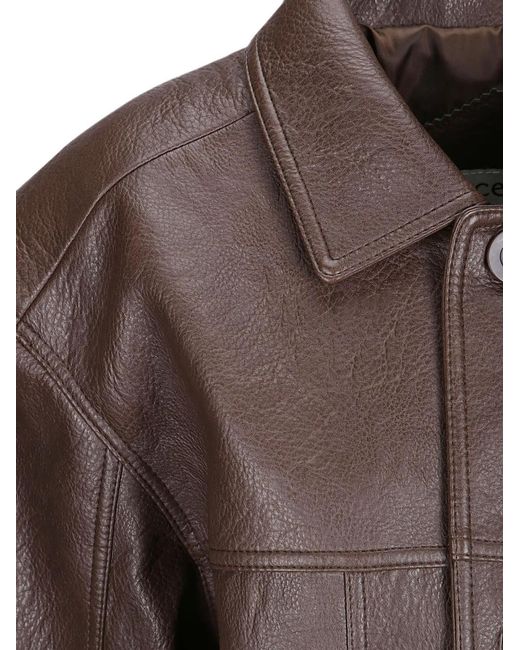 Source Unknown Brown Veste Carrie À Manches Longues